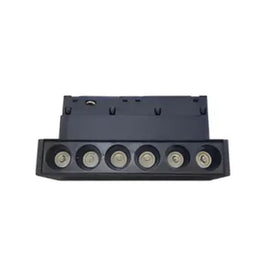 SPOT TRILHO MAGNÉTICO 22 DIRECIONAL 6W 2,7K PRETO LM2326