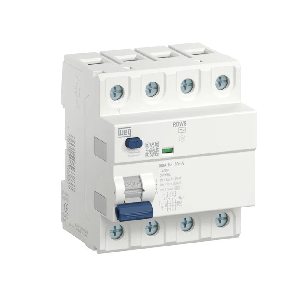Dispositivo DR 4 Polos 30mA 40A WEG