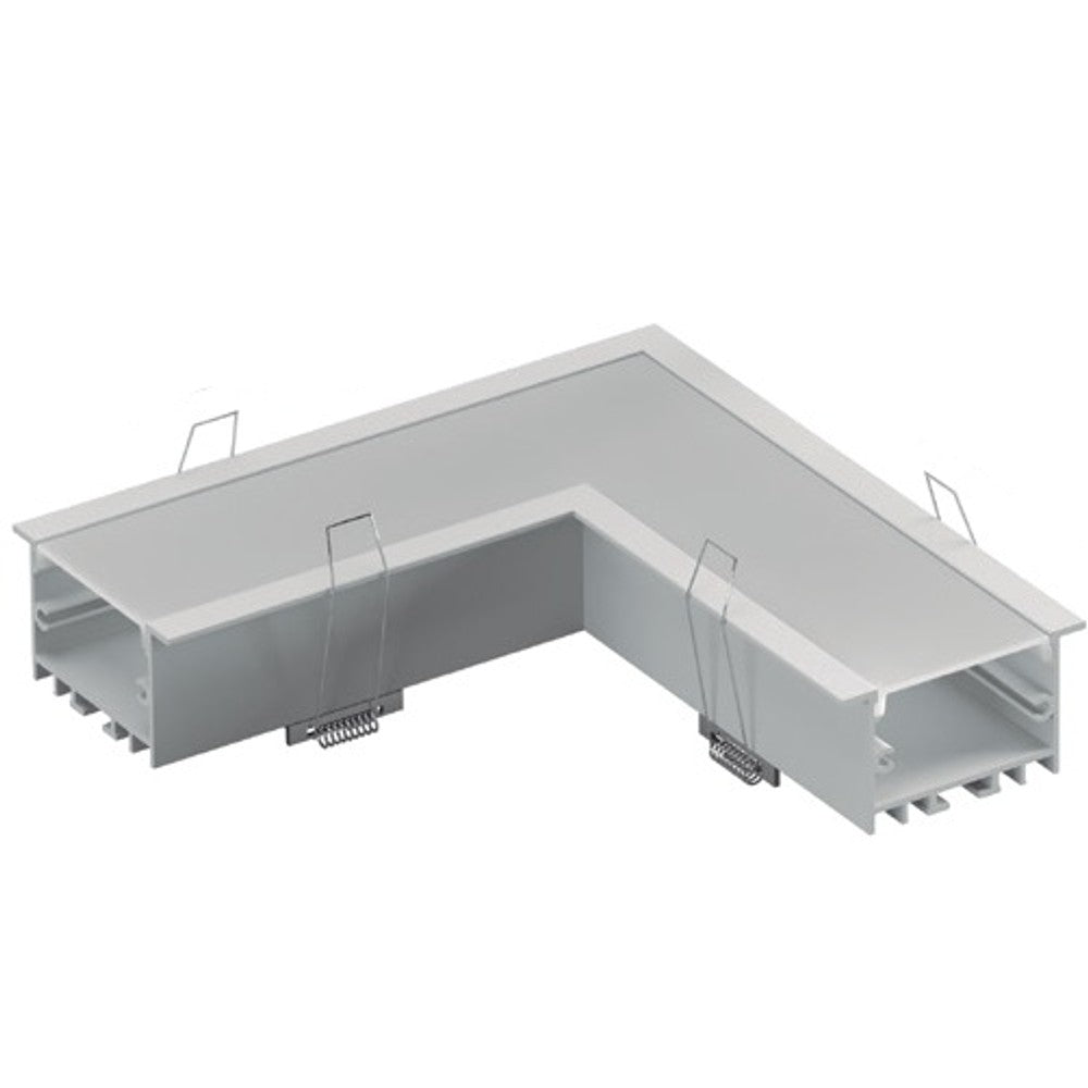 Curva Perfil Embutir 30mm Parede / Parede Branco LED LM991 Luminatti 