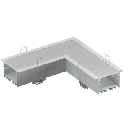 Curva Perfil Embutir 30mm Parede / Parede Branco LED LM991 Luminatti 