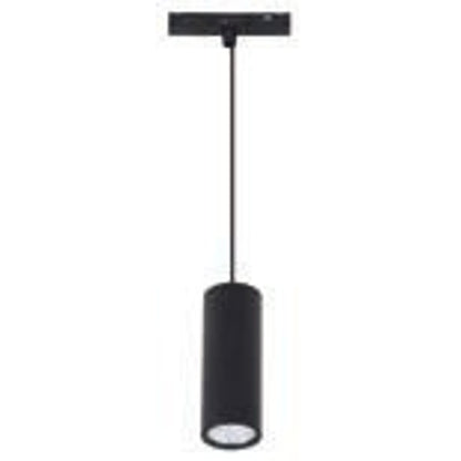Pendente LED Gaya Mag 6W 48V 2700K 24° Alumínio Preto