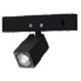 Spot LED Quadrado Mag 1W 2700K Preto 2 Peças