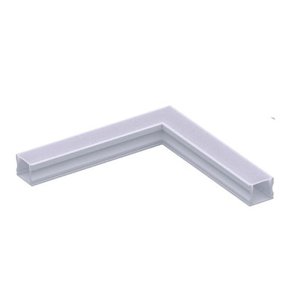 Luminatti Curva Perfil Sobrepor LM 977 12mm Parede / Perede Branco 