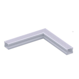 Luminatti Curva Perfil Sobrepor LM 977 12mm Parede / Perede Branco 