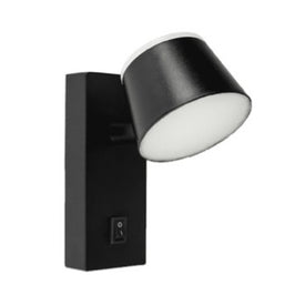 Arandela LED Gaya MYA 7301 7W 3000K Duplo Facho Preto