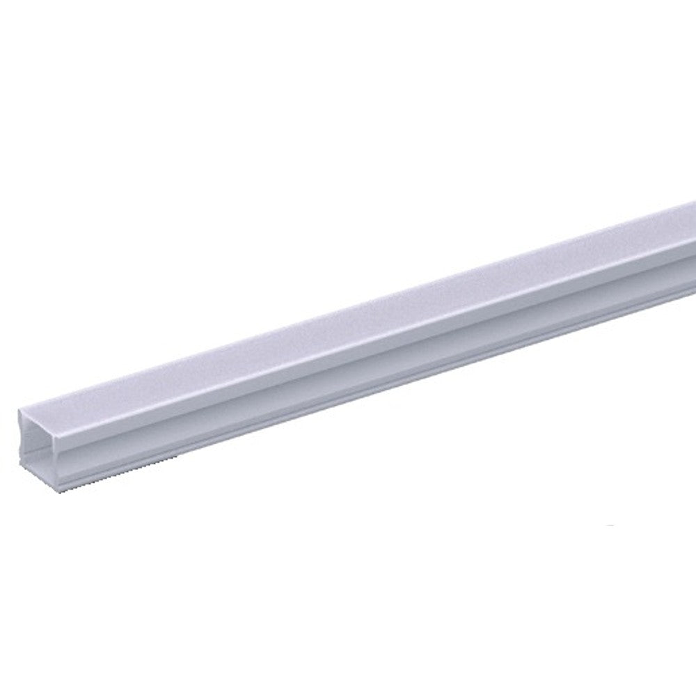 Perfil Luminatti Sobrepor LM975 Alumínio 2 Metros para Fita de LED 12mm Branco