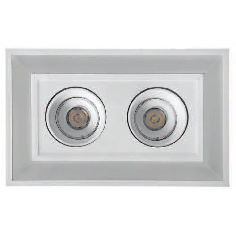 Plafon Lucci Embutir Fita LED+MR16 Branco