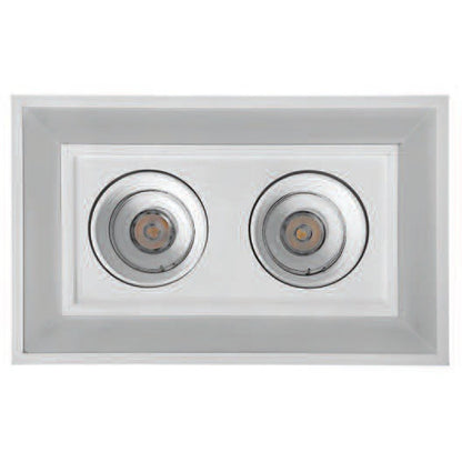 Plafon Lucci Embutir Fita LED+MR16 Branco