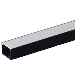 Perfil Sobrepor 1 Metro 30mm Preto/Branco LM1274 Luminatti 