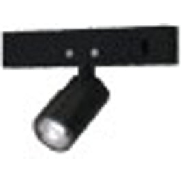 Spot LED Redondo Mini Mag 1W 2700K 2 peças Preto GAYA 