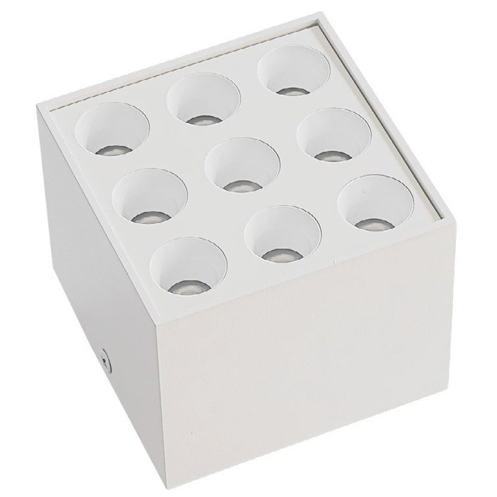 Spot Powerus Sobrepor 9 Focos 18W 3000K Branco Nordecor