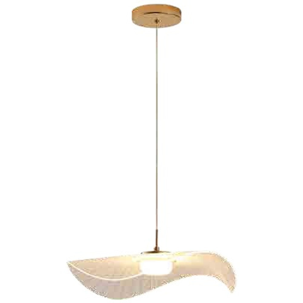 Pendente LED Hevvy Sapporo 10 Watts 3000K 60cm Dourado