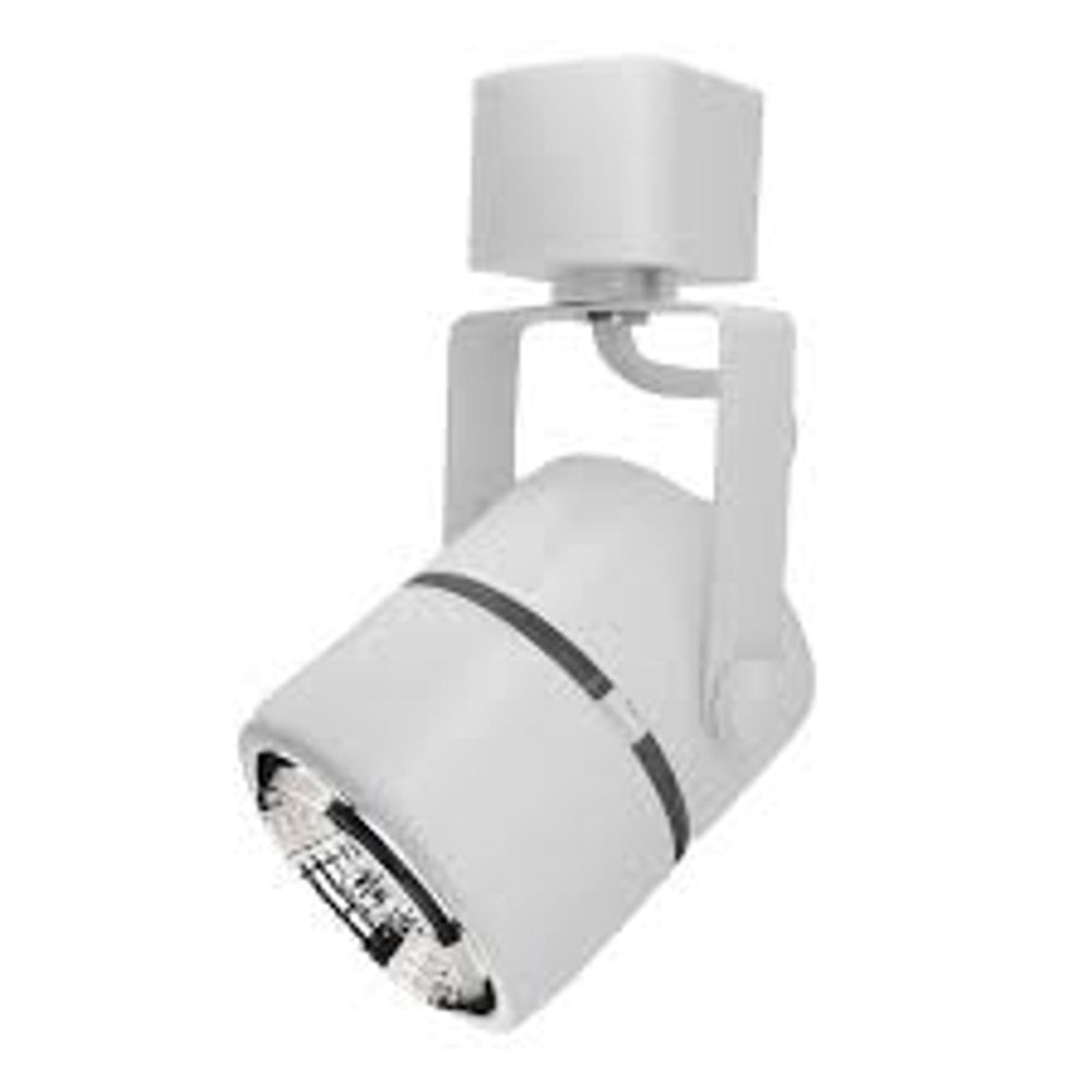 SPOT TRILHO FENDA REDONDO AR70 GU10 BRANCO PIX