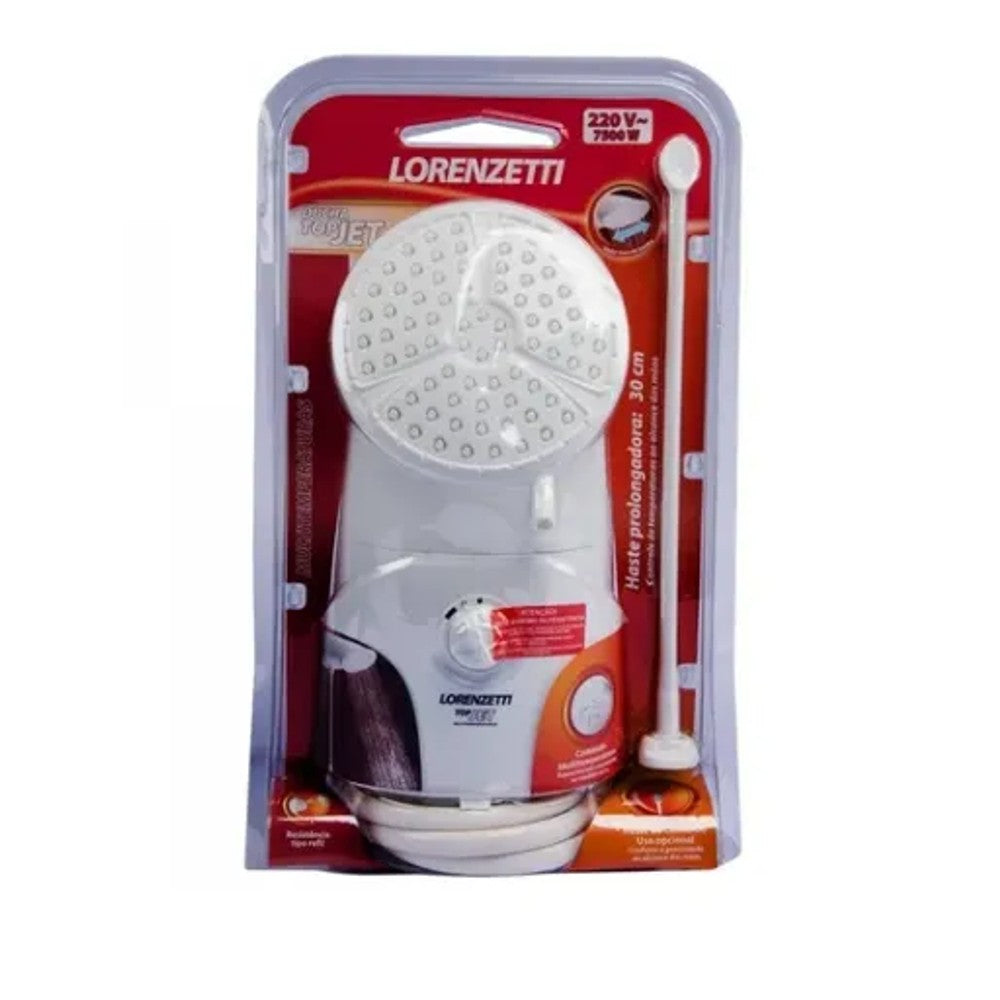Chuveiro Top Jet Multitemperaturas 220V 7500W Lorenzetti