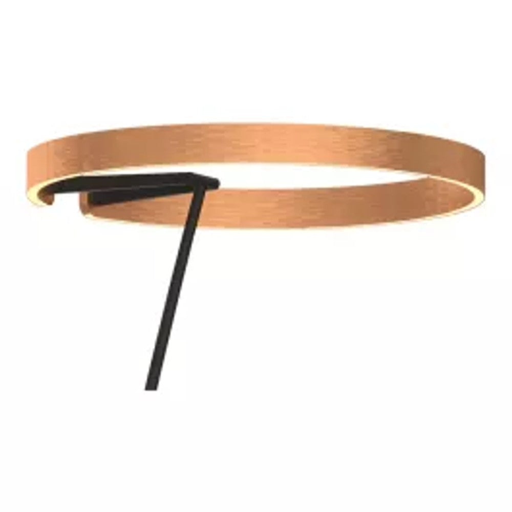 COLUNA DE PISO TATO 8W 3000K DOURADO PIX ILUMINAÇÃO