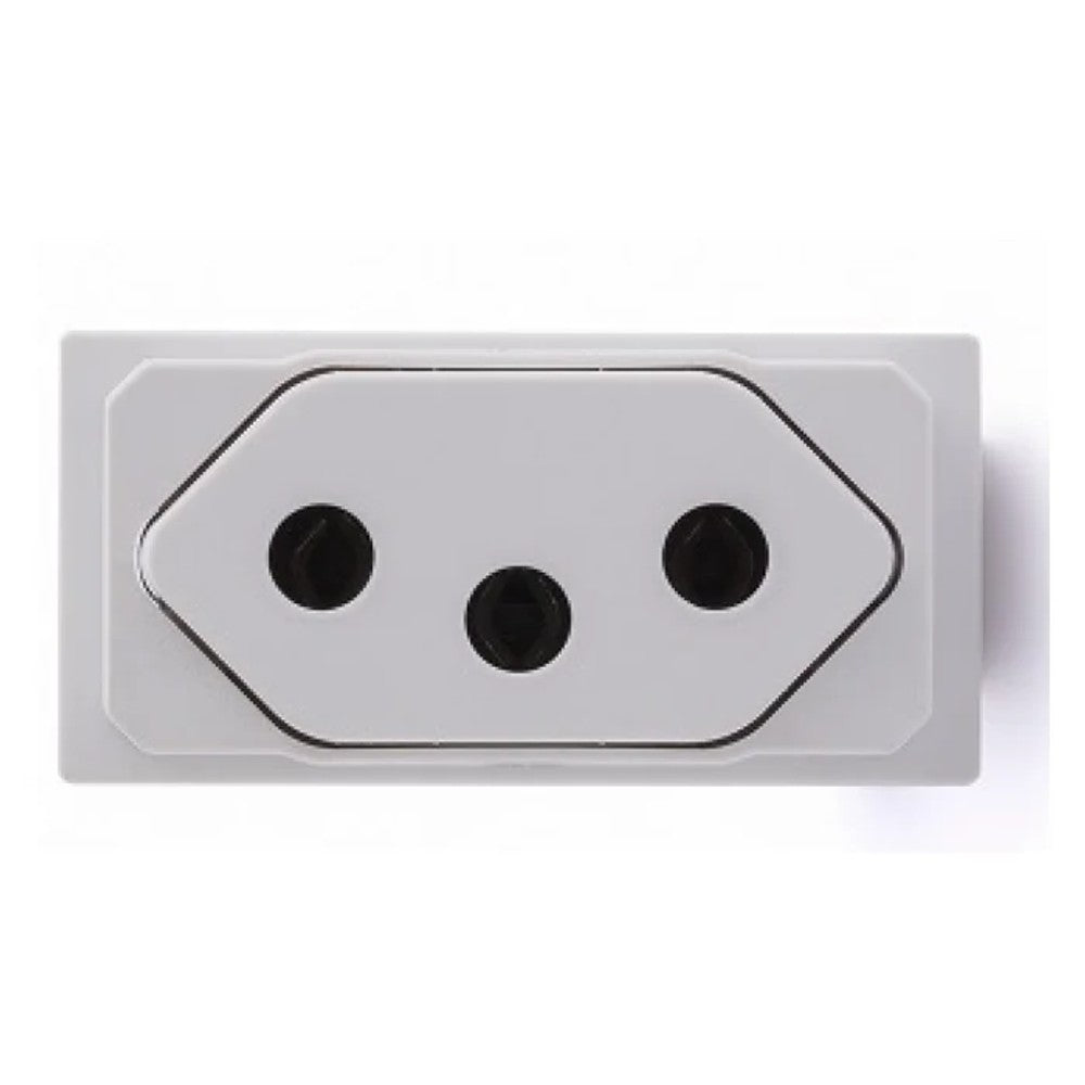 Tomada Modular 2 Polos e Terra 20A Branca Living Now KW4166