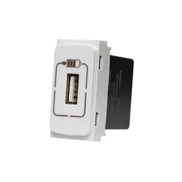 Tomada Módulo Carregador USB Tipo C 1500mA Branco Linha Zeffia Cemar