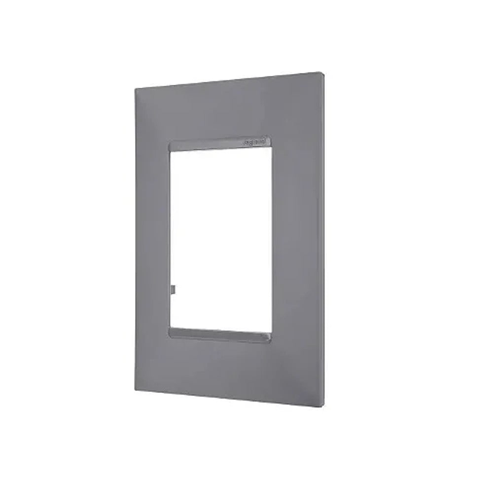 Placa 2x4 3 Postos Pial Plus Grafite