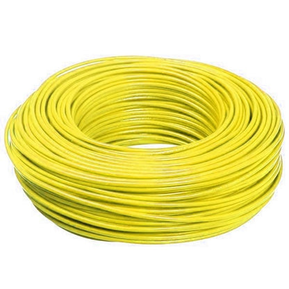 Cabo Flexível Atox 750V 6,0mm Amarelo Com 100m