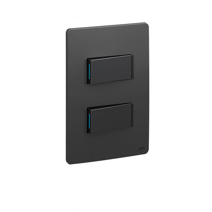 INT.1S+1PAR.C/LED 10A 250V GRAFITE ESATTA WEG