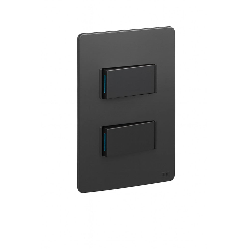 INT.1S+1PAR.C/LED 10A 250V GRAFITE ESATTA WEG