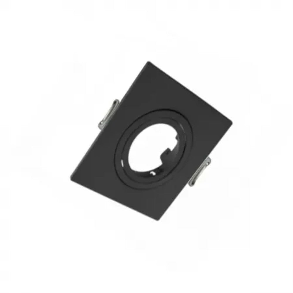Spot Embutir Quadrado SAVE ENERGY Preto AR111 170x170x35mm