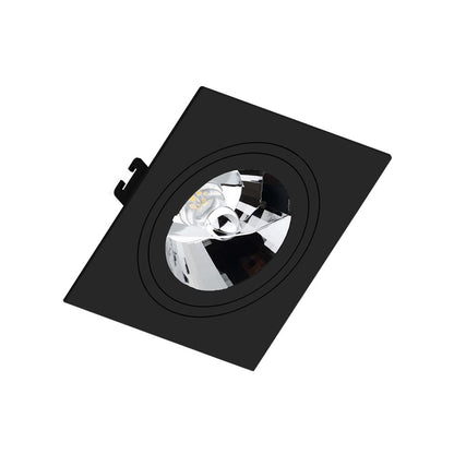 Spot Embutir Quadrado SAVE ENERGY Preto AR111 170x170x35mm