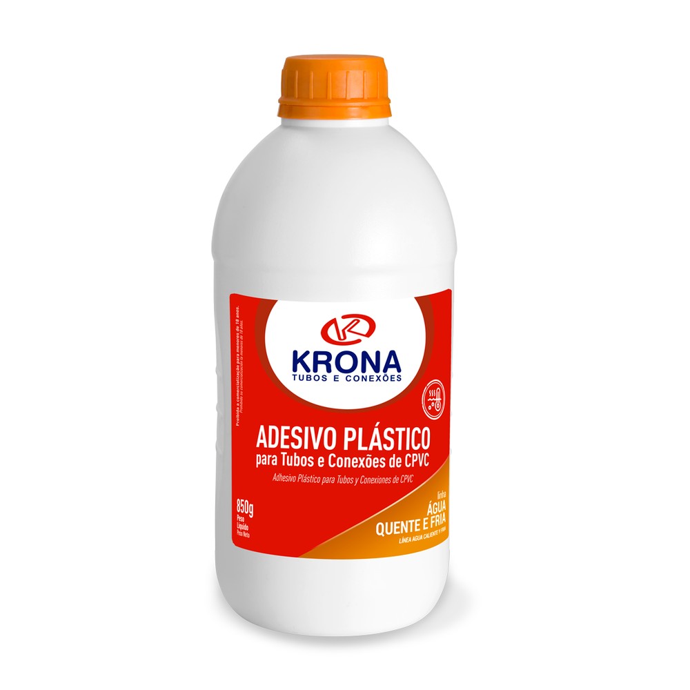 ADESIVO CPVC 850G FRASCO ULTRATERM KRONA