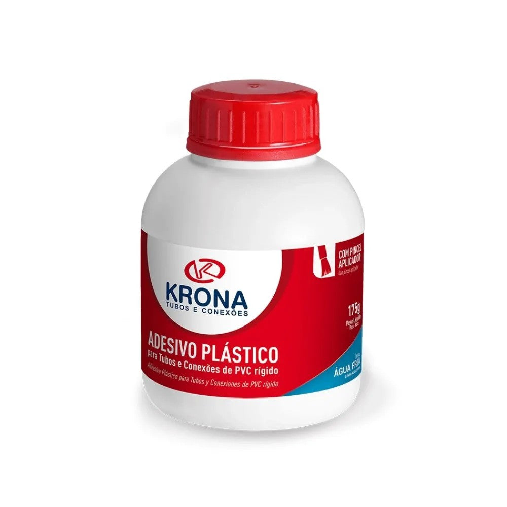 ADESIVO PVC 175G COM PINCEL 0518 KRONA