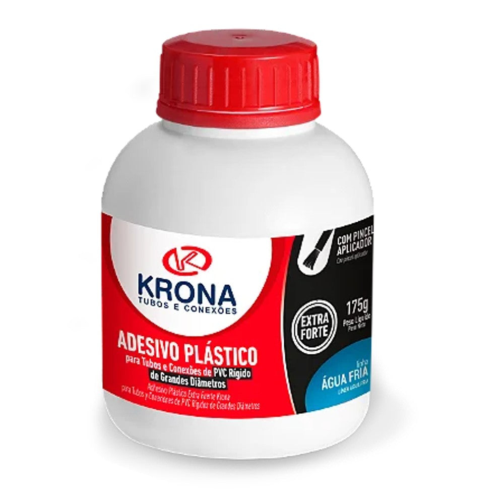 ADESIVO PVC 175G COM PINCEL ULTRATURBO KRONA
