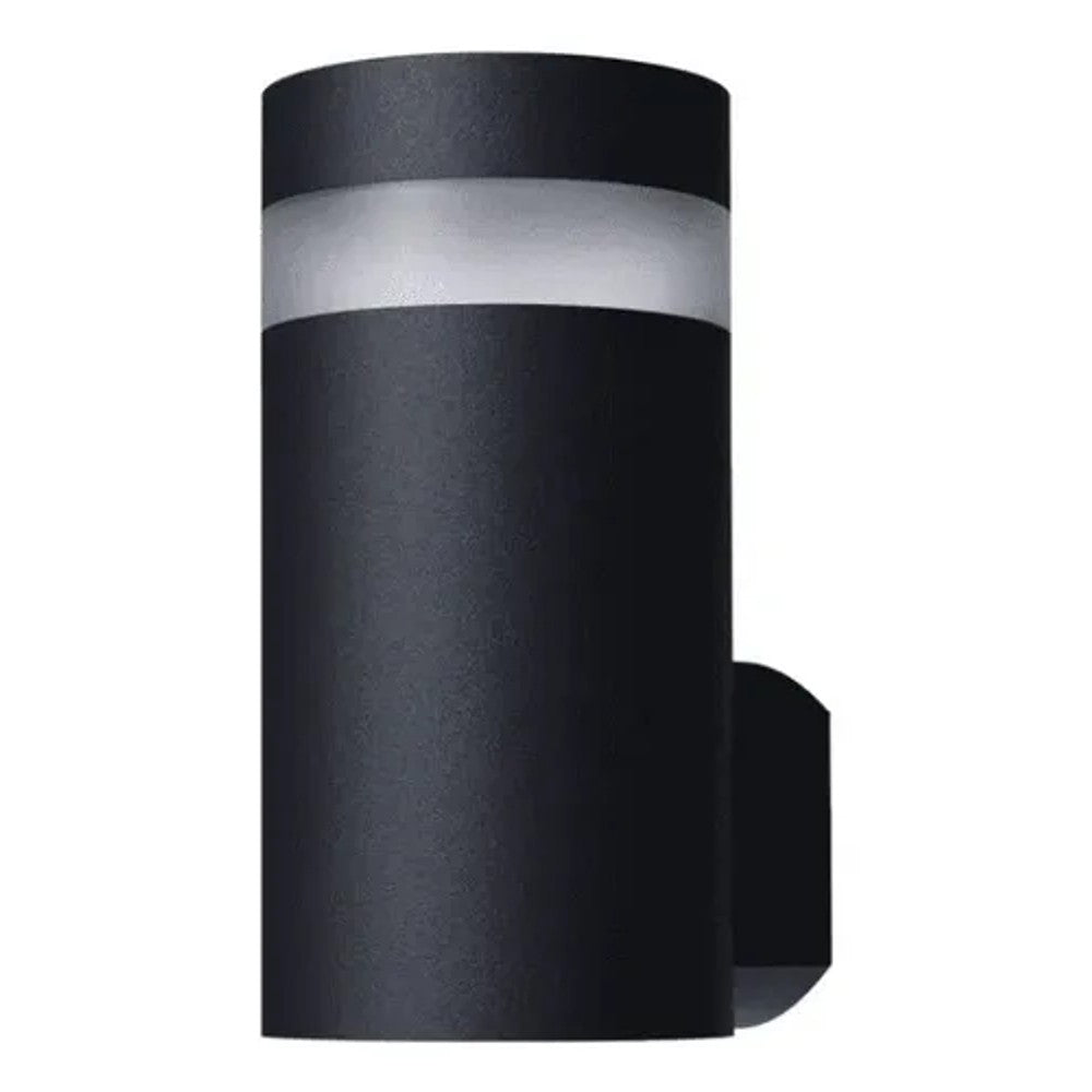 ARANDELA LED LM2229 VITR. TUB. 9W 2,7K PT PRETO LUMINATTI