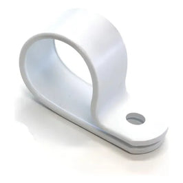 Abraçadeira Grampo 8,0mm Branco com 50 Peças