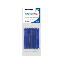 Abraçadeira Nylon 100x2,5 Azul 100 Peças T18R Hellermann