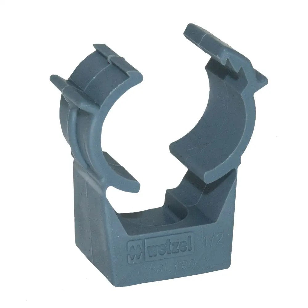Abraçadeira PVC para Eletroduto Cinza Escalonada 1/2 Polegada Wetzel