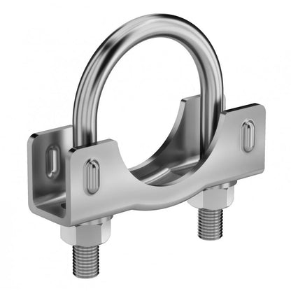 Abraçadeira Tipo U Para Perfil C com Parafuso 2.1/2 Polegadas