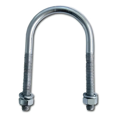Abraçadeira Tipo Vergalhão U 2.1/2 Polegadas Aço Carbono Galvanizado