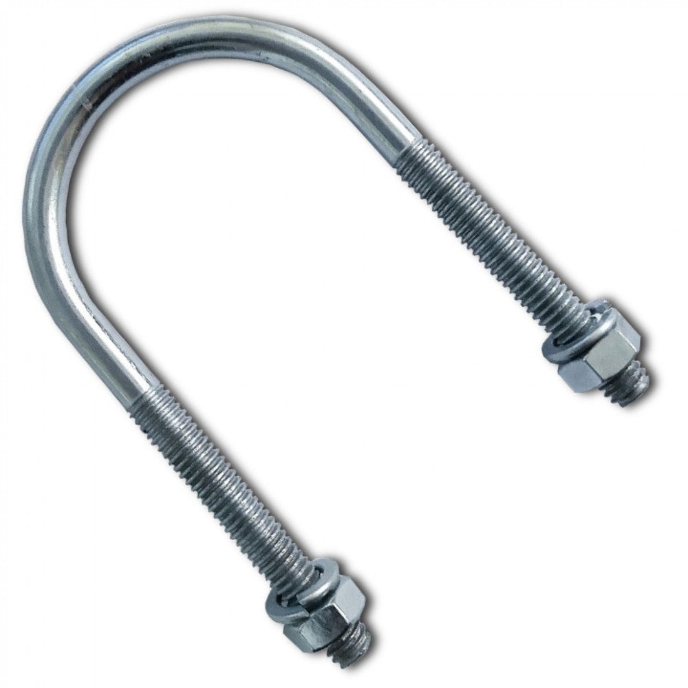 Abraçadeira Tipo Vergalhão U 2.1/2 Polegadas Aço Galvanizado