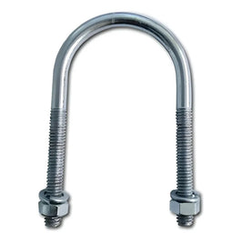 Abraçadeira Tipo Vergalhão U 4 Polegadas Aço Carbono Galvanizado