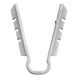 Abraçadeira com Grampo 4,0mm Branco com 50 Peças