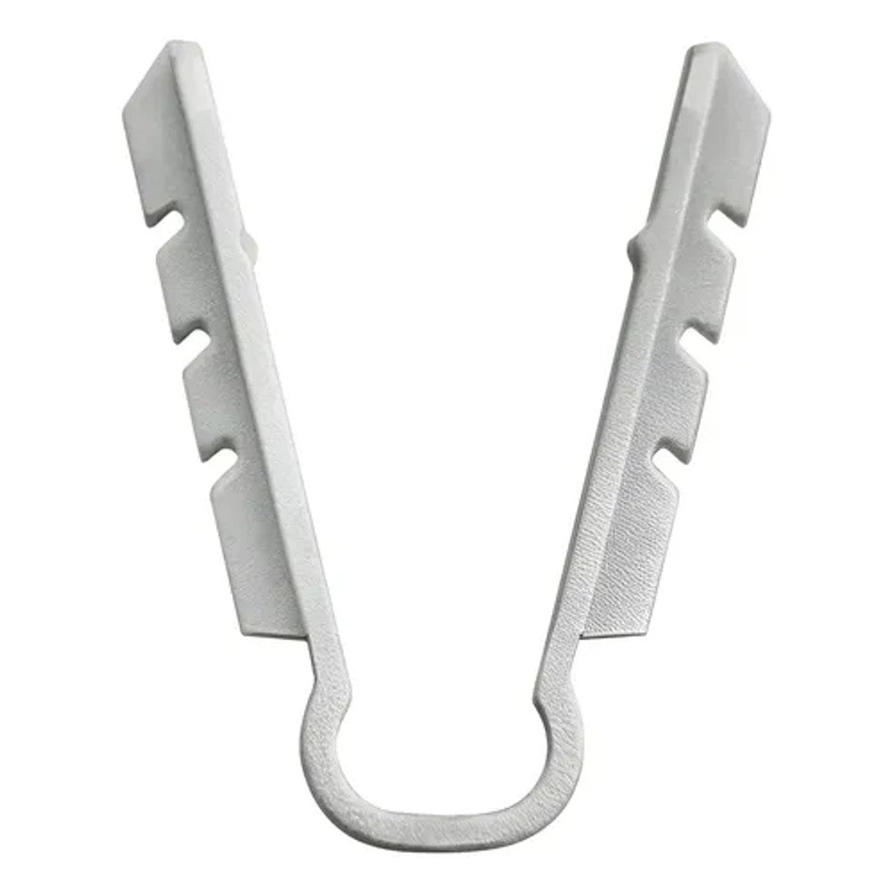 Abraçadeira com Grampo 4,0mm Branco com 50 Peças