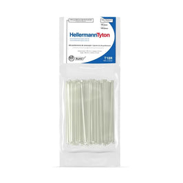 Abraçadeira de Nylon 100mm x 2,5mm Branca 1000 Peças T18R Hellermann