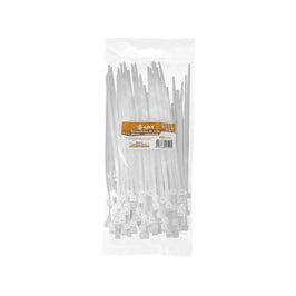 Abraçadeira de Nylon 150x3,5 mm Branca 100 Peças Inluss
