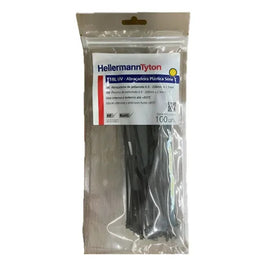 Abraçadeira de Nylon 200x2,5mm Preto 500 Peças T18L Hellermann