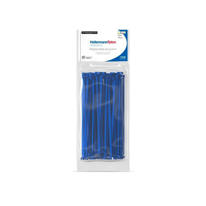 Abraçadeira de Nylon 200x4,6mm Azul 100 Peças T50R Hellermann