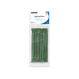 Abraçadeira de Nylon 200x4,6mm Verde 100 Peças T50R Hellermann