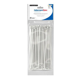 Abraçadeira de Nylon 300x4,6mm Branco 100 Unidades Hellermann