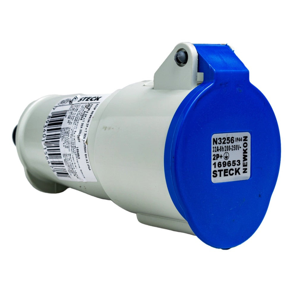Acoplamento 2 Polos e Terra 32A 250V 6H N3256 Steck