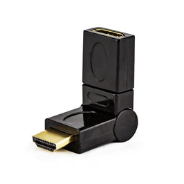 Adaptador HDMI Macho para Fêmea 180º Articulado Gold