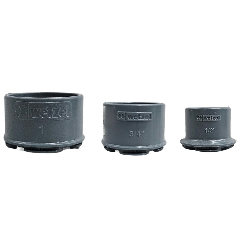 Adaptador PVC Cinza Poliwetzel 1" Wetzel