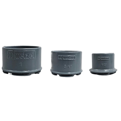 Adaptador PVC Cinza Poliwetzel 1" Wetzel